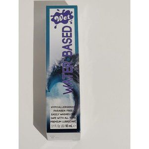 Wet Water Based Premium Gel Lubricant Hypoallergenic 3.1 Fl Oz 09/24